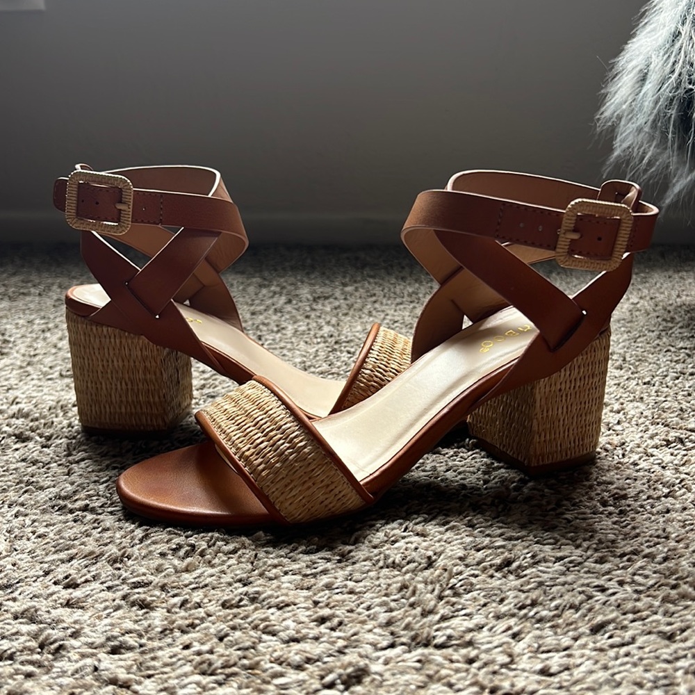 BAMBOO Ankle Strap Sandals